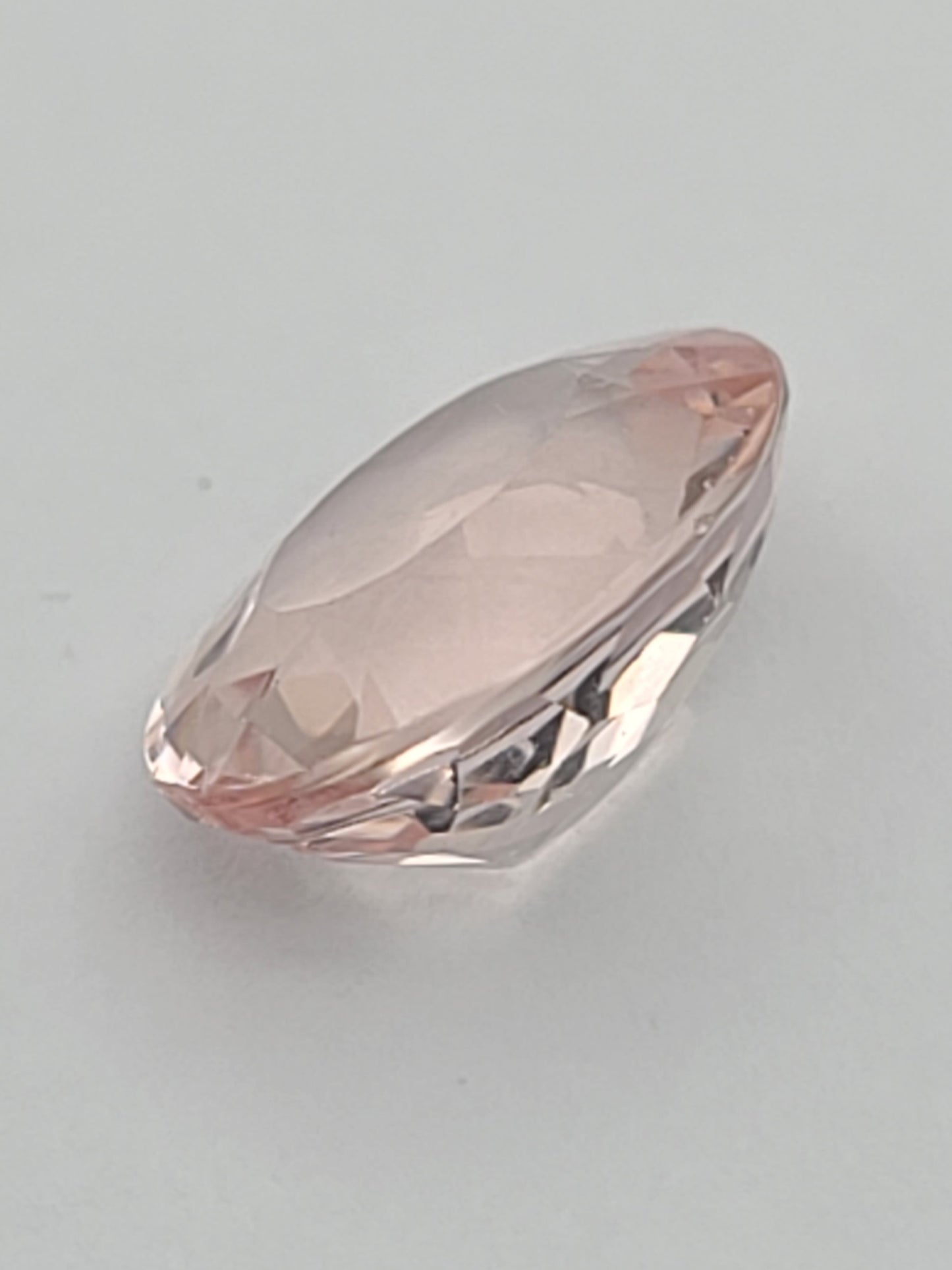 4.49ct ETW Morganite Gemstone - Oval Cut
