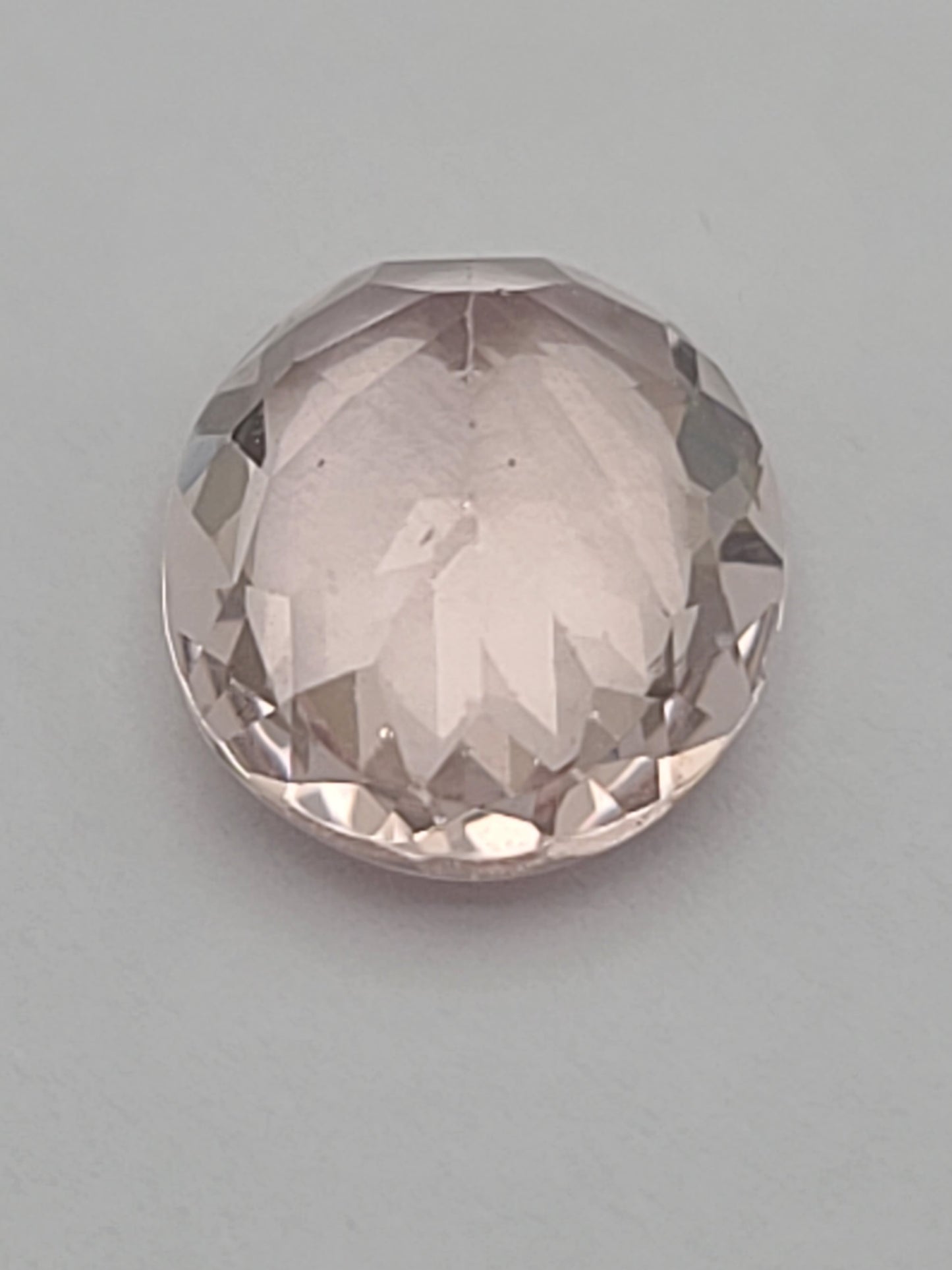 4.49ct ETW Morganite Gemstone - Oval Cut