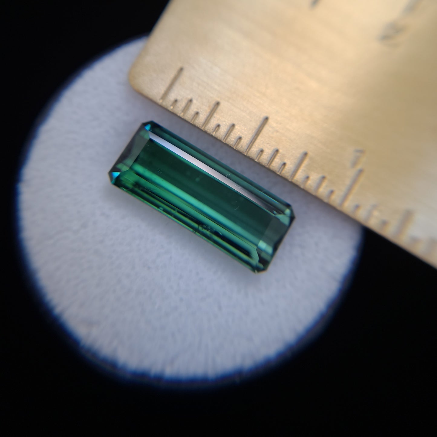 13.31ct ETW Earth-Mined Teal Green Tourmaline – Octagonal Cut, Unheated