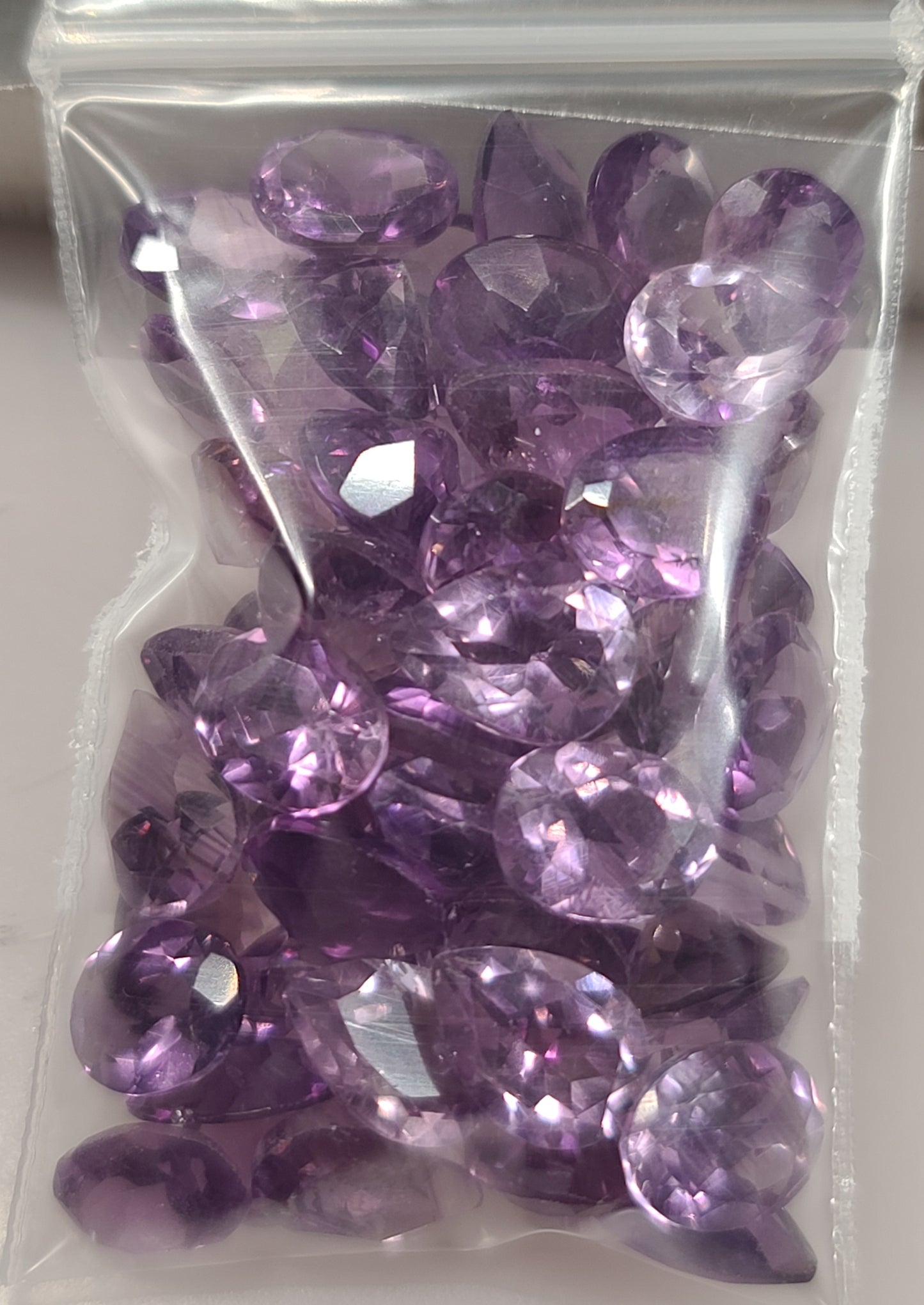 100ct Lot of Earth Mined Amethyst Gemstones - B Grade