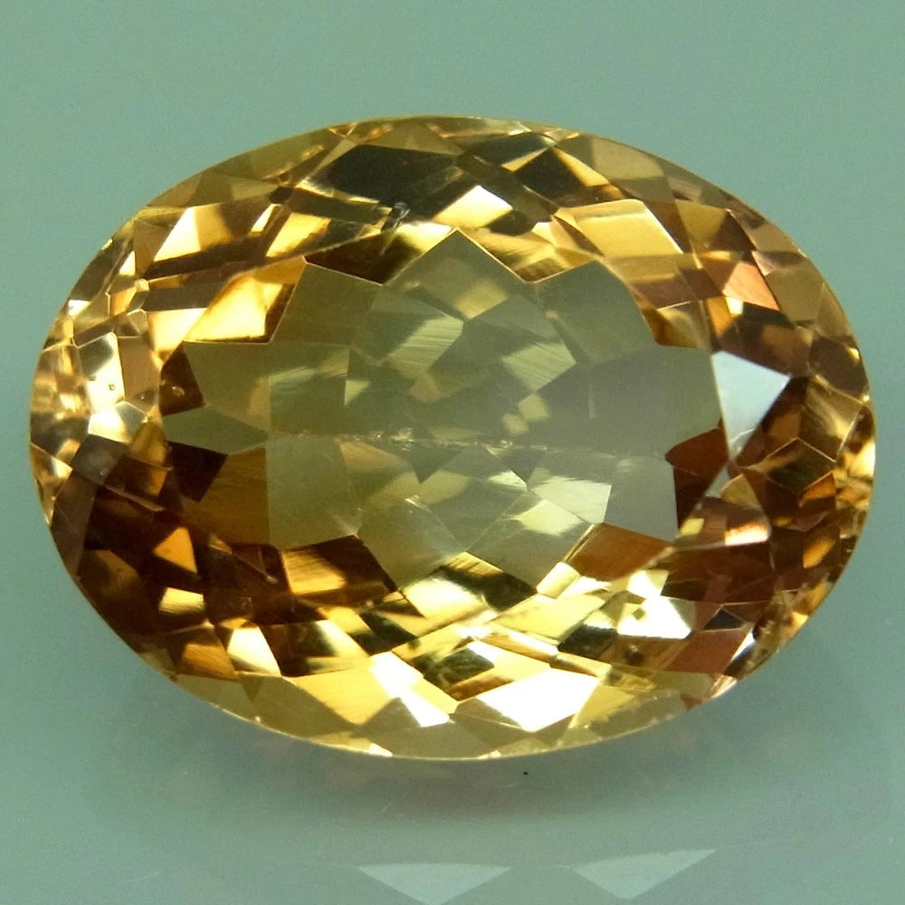 9.5ct ETW Champagne Topaz - Oval Cut