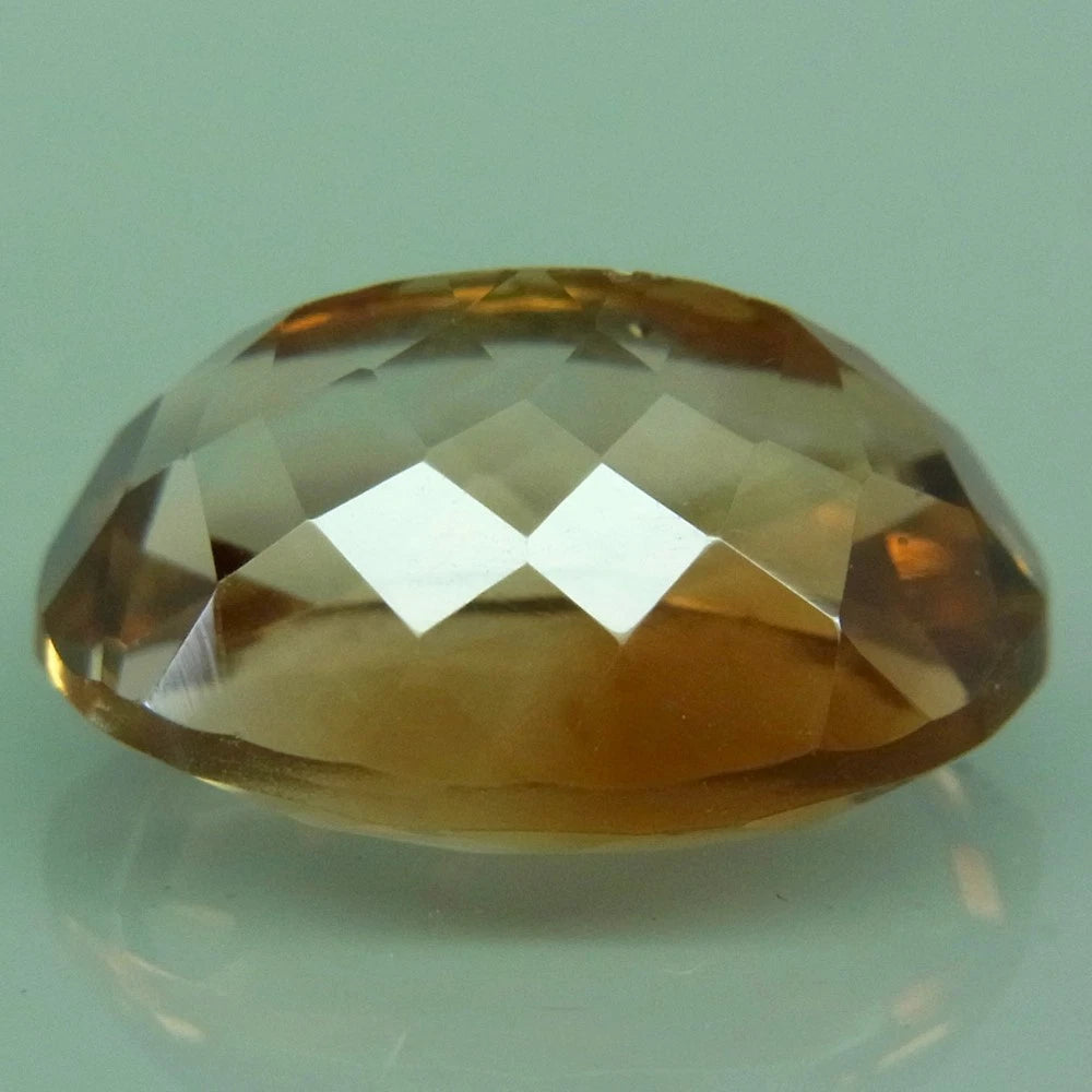 9.5ct ETW Champagne Topaz - Oval Cut