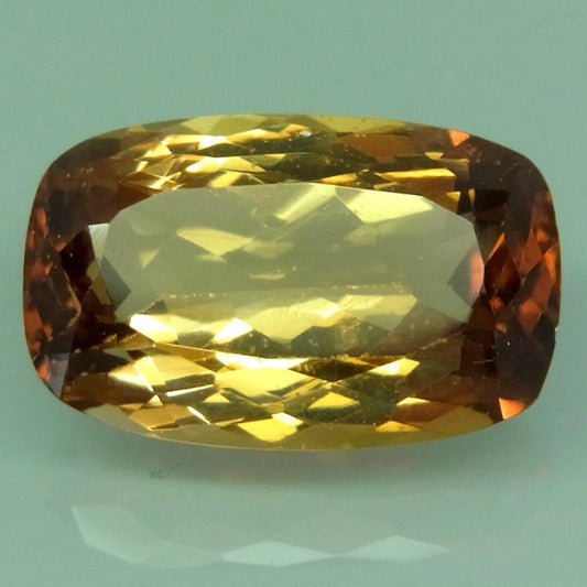 9.96ct ETW Apricot Peach Topaz Gemstone - Elongated Cushion Cut