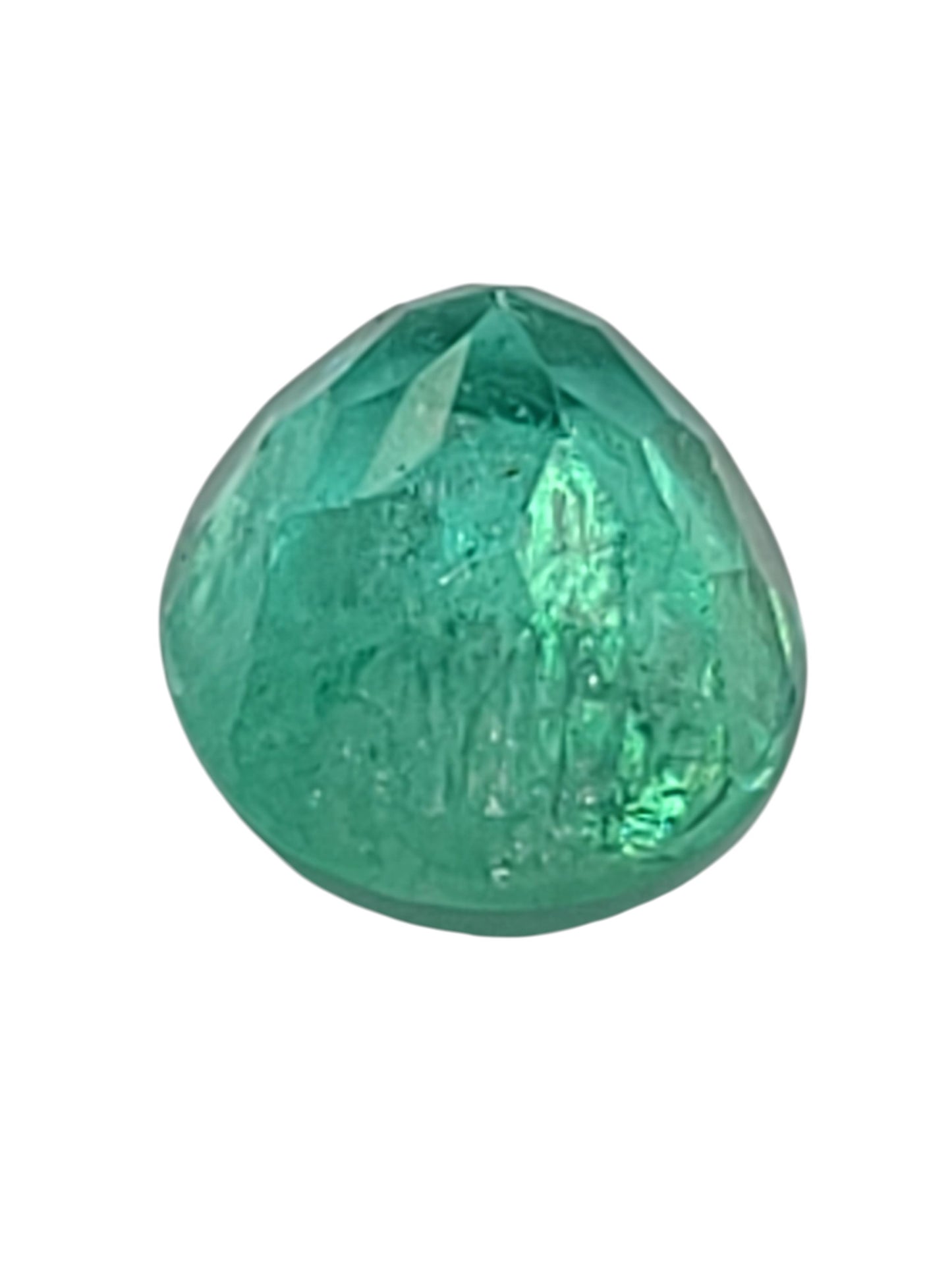 3.48ct ETW Natural Emerald Gemstone – Oval Cut