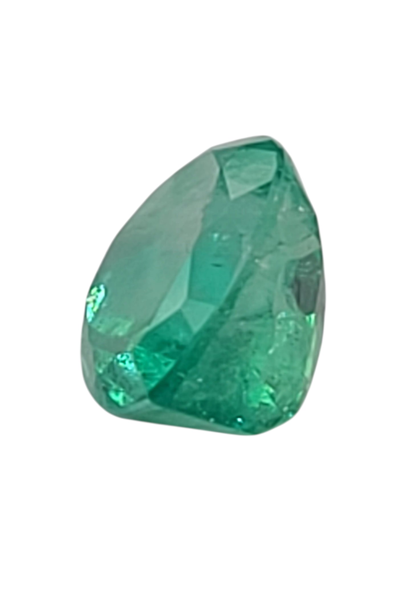 2.99ct ETW Natural Emerald Gemstone – Pear Cut