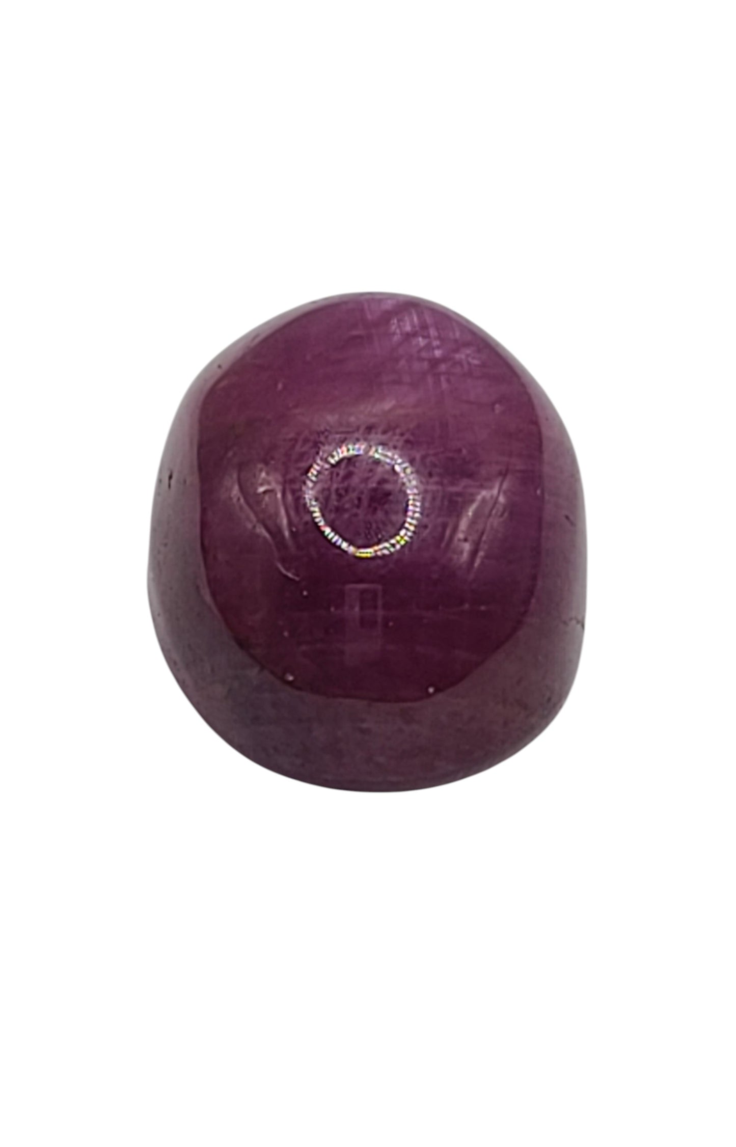 22.8ct ETW Natural Ruby Gemstone – Oval Cut Cabochon