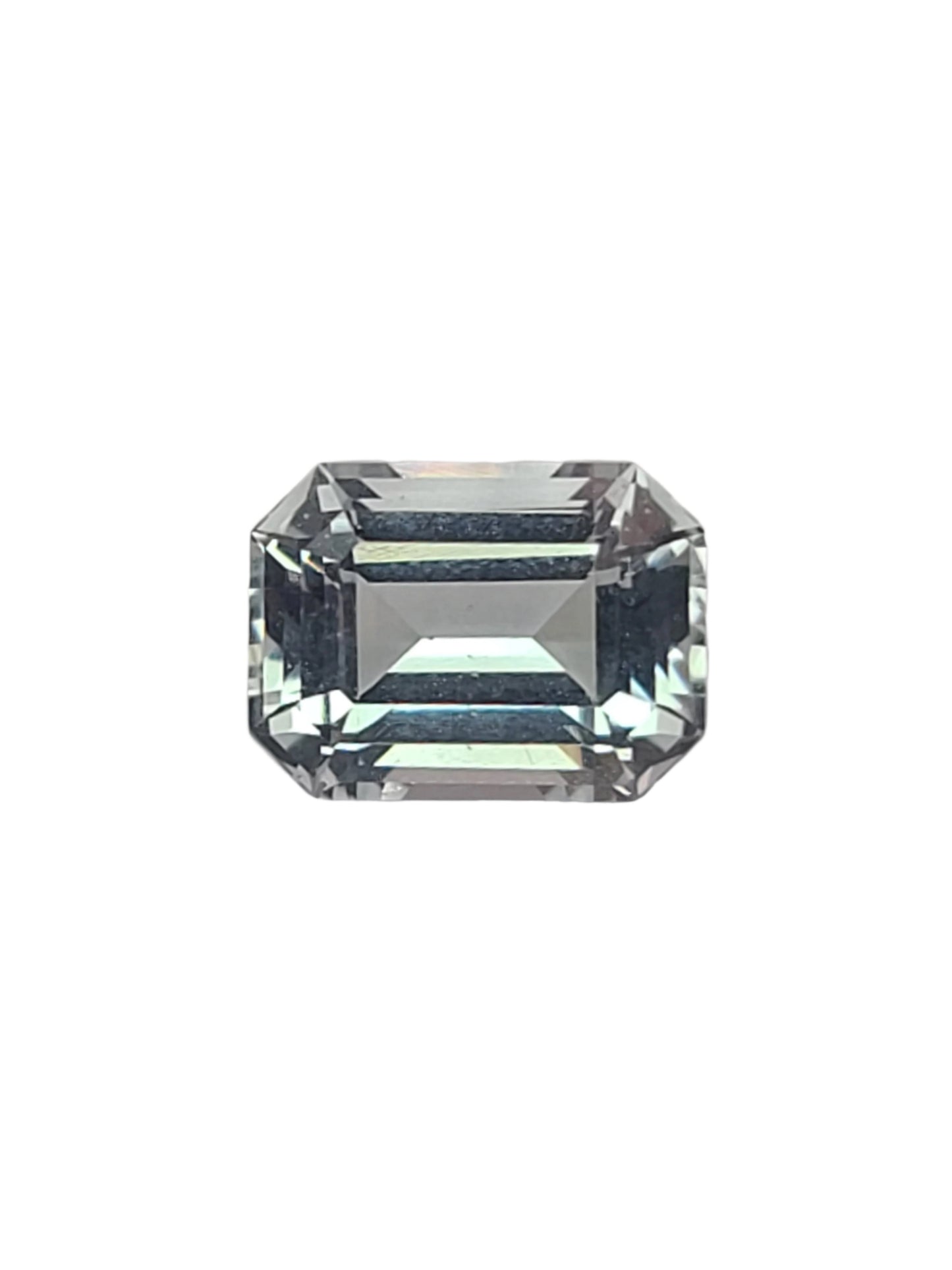 4.6ct ETW Natural Aquamarine Gemstone - Emerald Cut