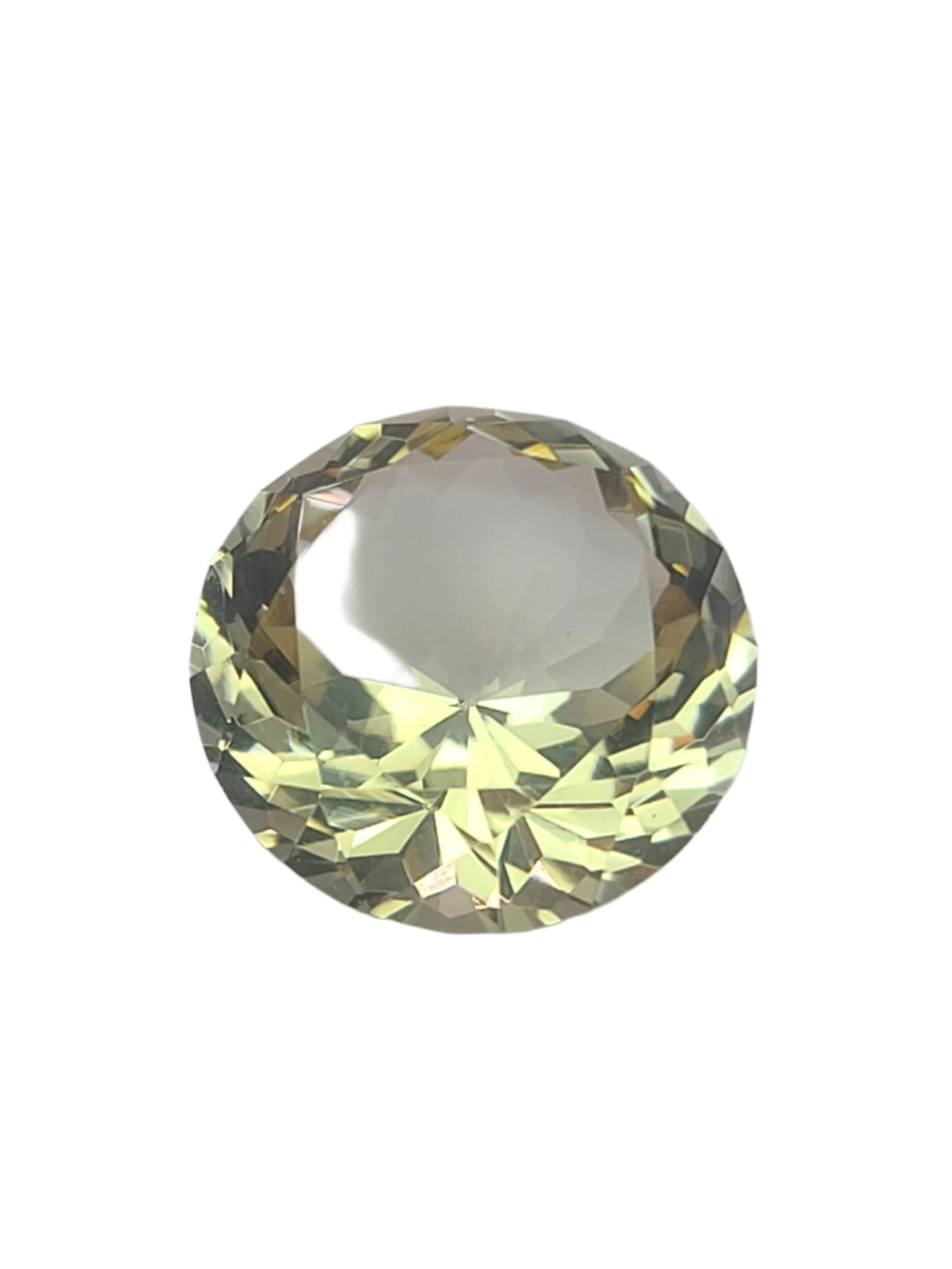 21.7ct ETW Natural Citrine Gemstone - Round Cut