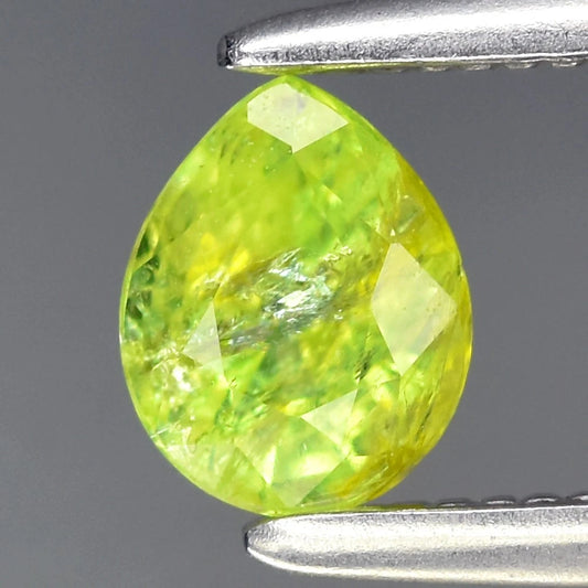 0.35ct ETW Green Paraiba Tourmaline Gemstone – Pear Cut