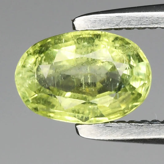 0.51ct ETW Green Paraiba Tourmaline Gemstone – Oval Cut