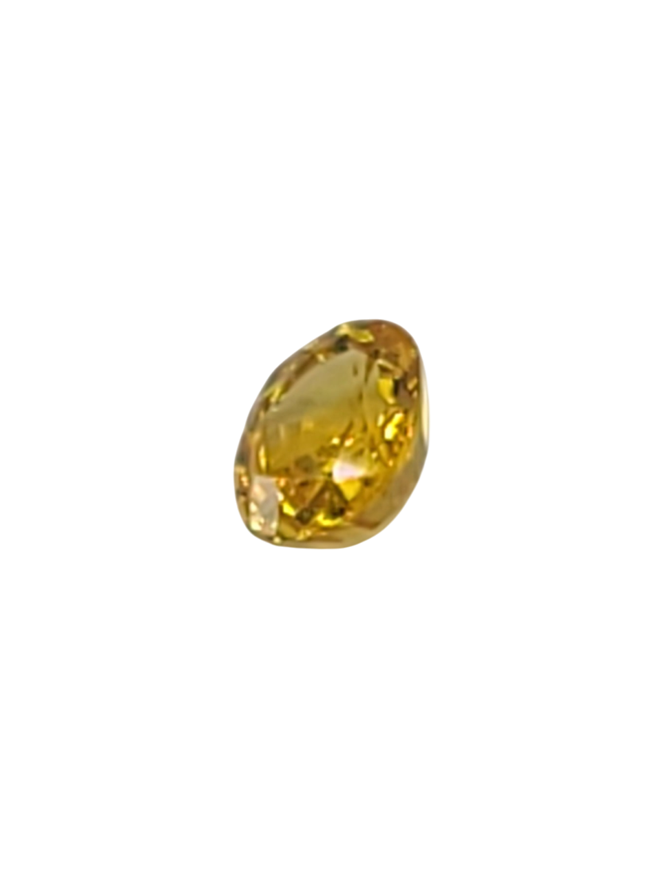 1.16ct ETW Natural Yellow Sapphire Gemstone - Oval Cut