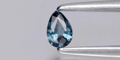 0.11ct ETW Earth-Mined Blue to Purple Color Change Garnet – Pear Cut, Unheated