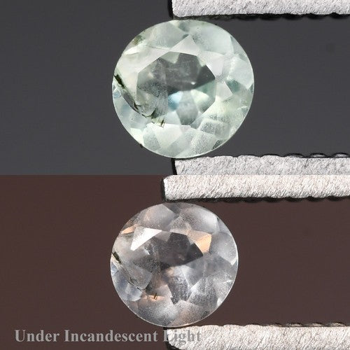 0.12ct ETW Earth-Mined Green Alexandrite – Round Cut, Unheated