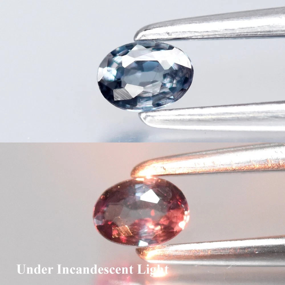 0.14ct ETW Earth-Mined Blue Color Change Garnet – Oval Cut, Unheated