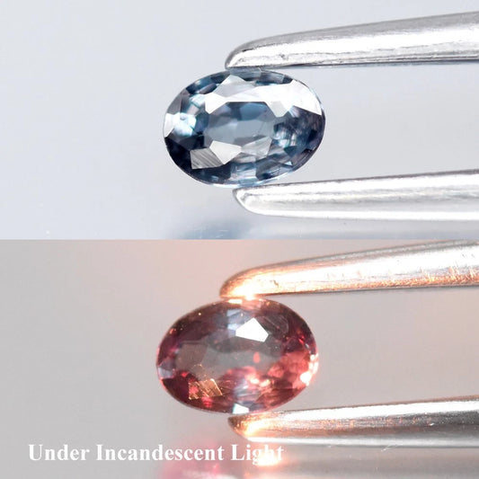 0.14ct ETW Earth-Mined Blue Color Change Garnet – Oval Cut, Unheated