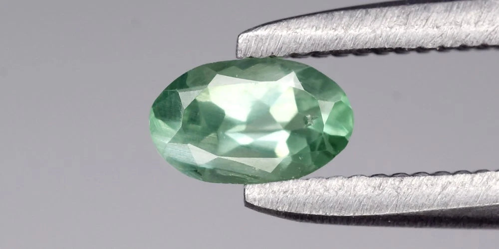 0.20ct ETW Green Alexandrite Gemstone – Oval Cut