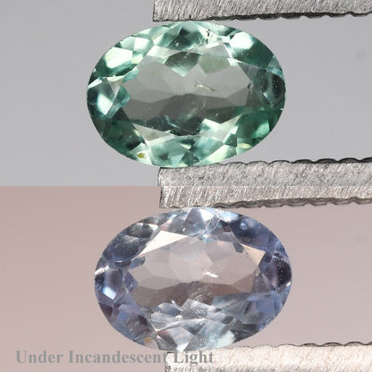 0.21ct ETW Green Alexandrite Gemstone – Oval Cut