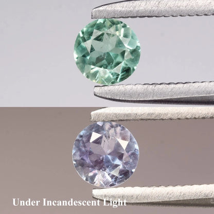 0.32ct ETW Green Alexandrite Gemstone – Round Cut - Russia