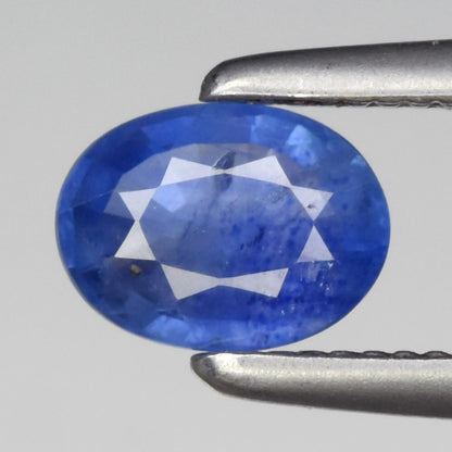 0.51ct ETW Blue Ceylon Sapphire Gemstone – Oval Cut