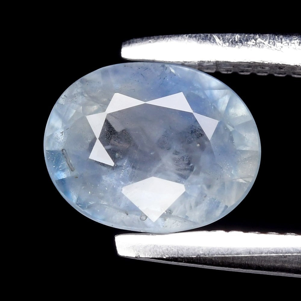 0.76ct ETW Earth-Mined Blue Sapphire – Oval Cut