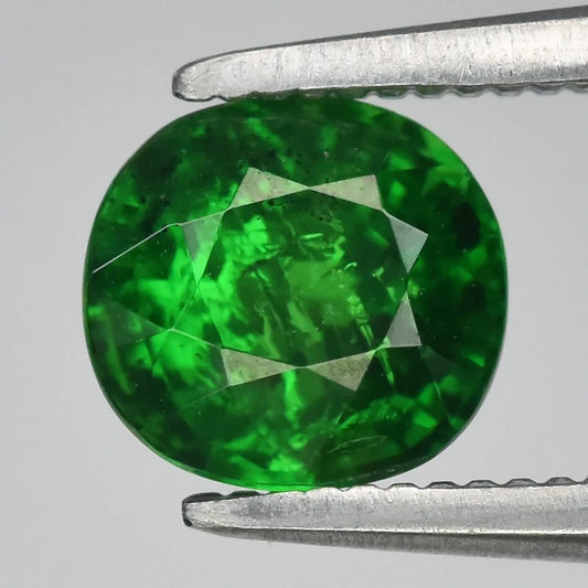 0.85ct ETW Tsavorite Garnet Gemstone – Cushion Cut