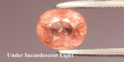 1.07ct ETW Color Change Garnet Gemstone – Oval Cut