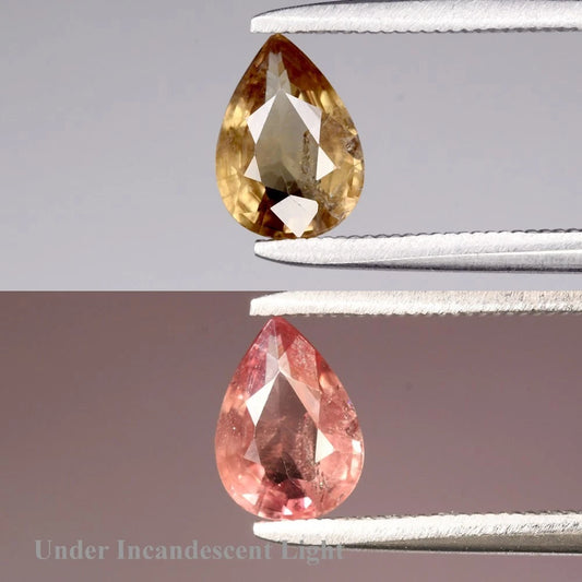 1.07ct ETW Color Change Garnet Gemstone – Pear Cut