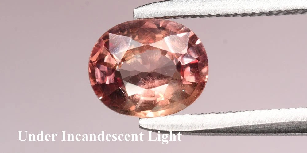 1.22ct ETW Color Change Garnet Gemstone – Oval Cut