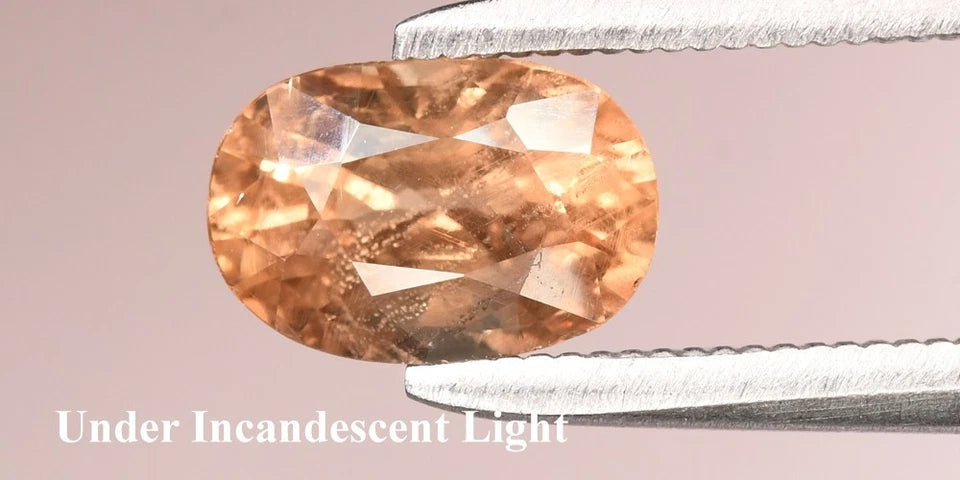 1.27ct ETW Color Change Garnet Gemstone – Oval Cut - DISCOUNTED