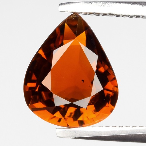 1.31ct ETW Earth-Mined Orange Tourmaline – Pear Cut, Unheated