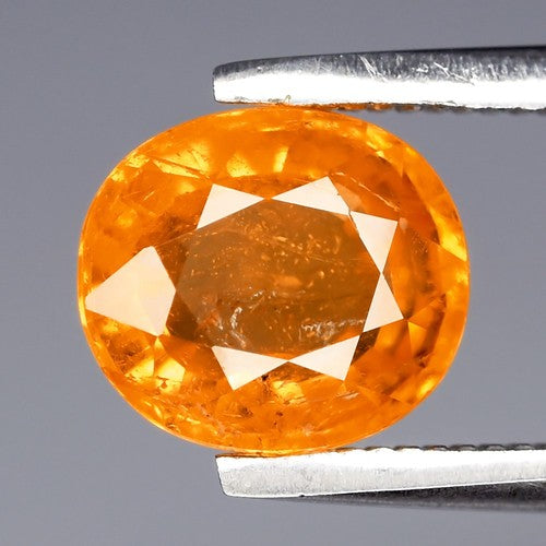1.32ct ETW Earth-Mined Fanta Orange Spessartite Garnet – Oval Cut