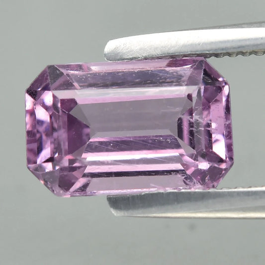 1.37ct ETW Natural Purple Spinel Gemstone – Emerald Cut