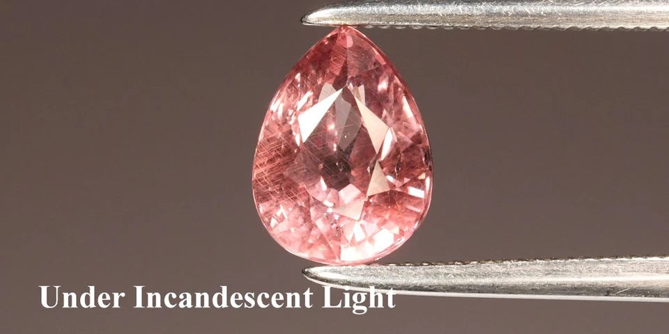 1.39ct ETW Earth-Mined Color Change Garnet – Pear Cut, Unheated