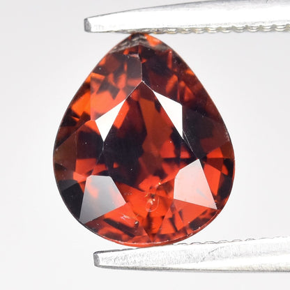 1.40ct ETW Orange Tourmaline Gemstone – Pear Cut