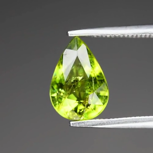 1.51ct Earth-Mined Chrome Tourmaline – Pear Cut - UVs - DISCOUNTED