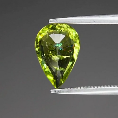 1.51ct Earth-Mined Chrome Tourmaline – Pear Cut - UVs - DISCOUNTED