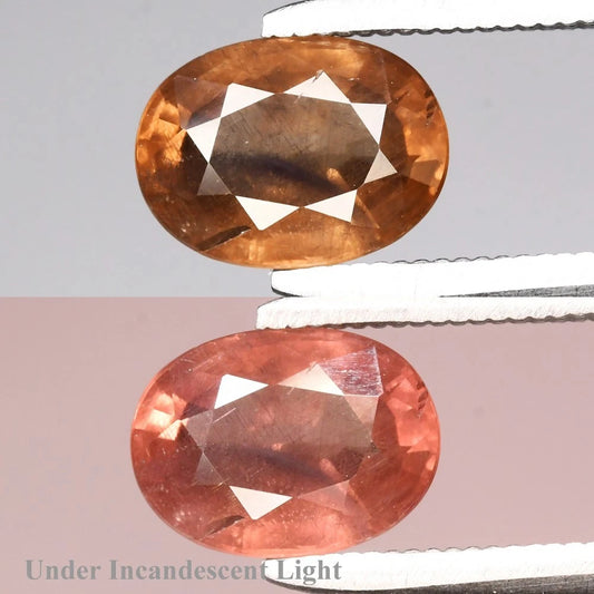 1.58ct ETW Color Change Garnet Gemstone – Oval Cut - DISCOUNTED