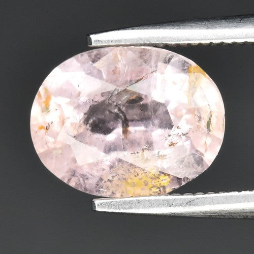 1.58ct ETW Earth-Mined Pink Tourmaline – Oval Cut, Unheated