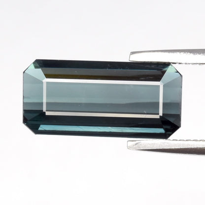 1.60ct ETW Earth-Mined Bluish Green Tourmaline – Octagon Cut, Unheated