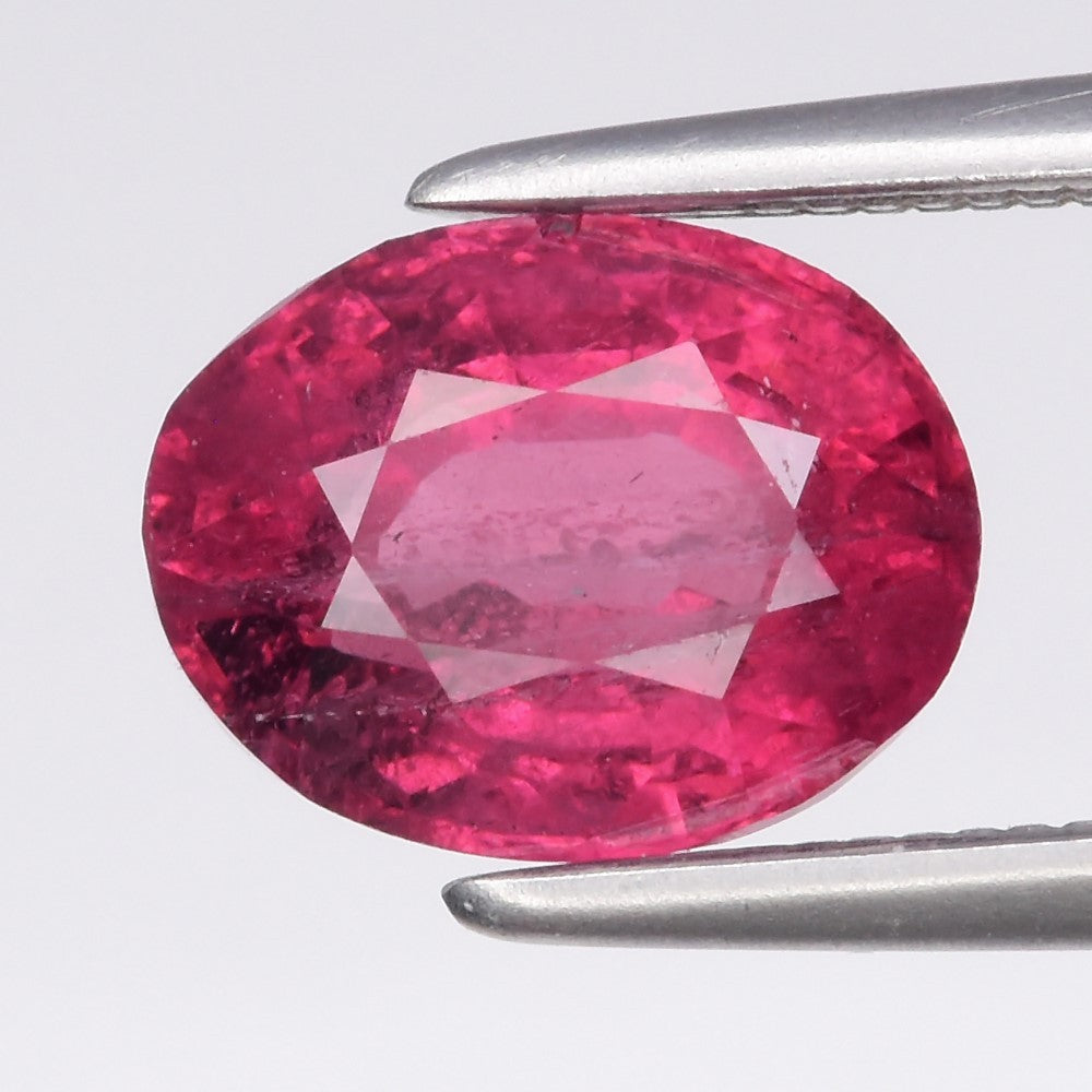 1.90ct ETW Purplish Pink Rhodolite Garnet Gemstone - Oval Cut - DISCOUNTED