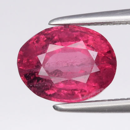 1.90ct ETW Purplish Pink Rhodolite Garnet Gemstone - Oval Cut - DISCOUNTED
