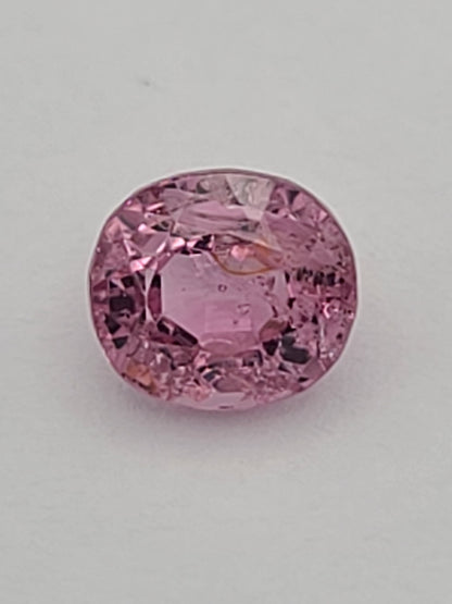 1.47ct ETW Natural Pink Spinel Gemstone – Oval Cut
