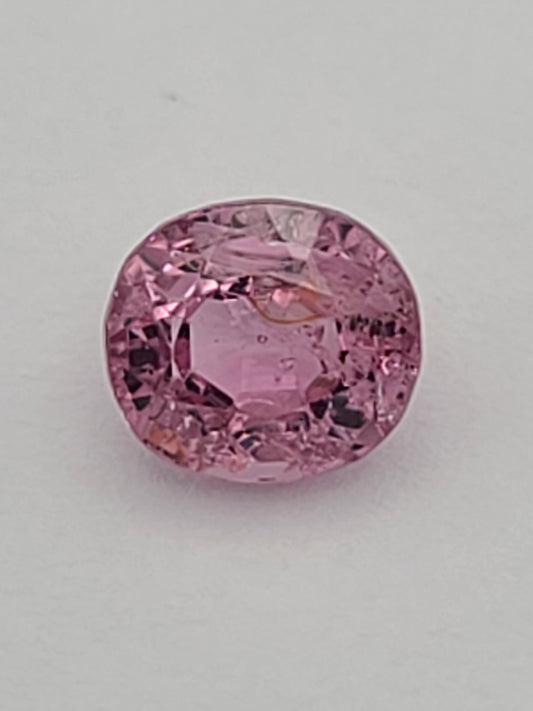 1.47ct ETW Natural Pink Spinel Gemstone – Oval Cut