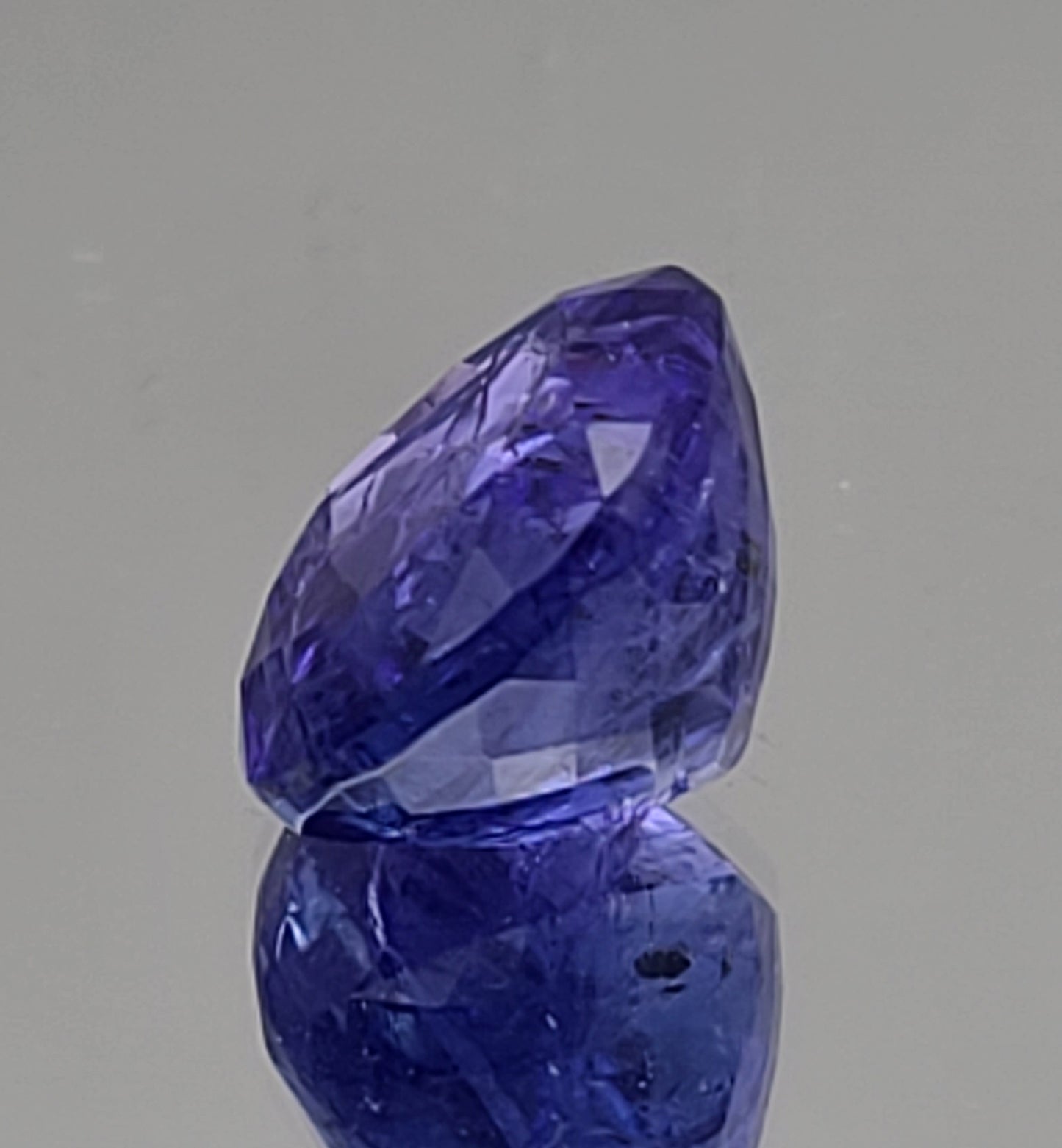 13.53ct ETW Earth-Mined Tanzanite – Cushion Cut, Large Stone