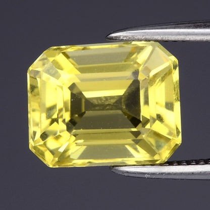 2.07ct ETW Earth-Mined Yellow Scapolite – Octagon Cut, Unheated