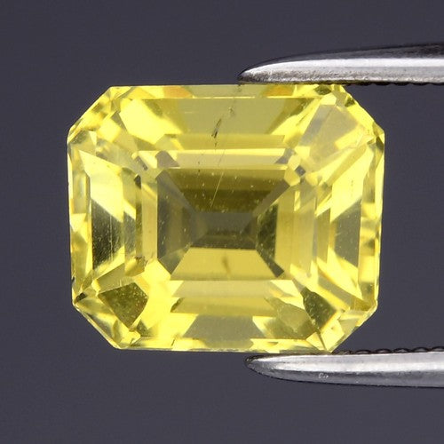 2.24ct ETW Earth-Mined Yellow Scapolite – Octagon Cut, Unheated
