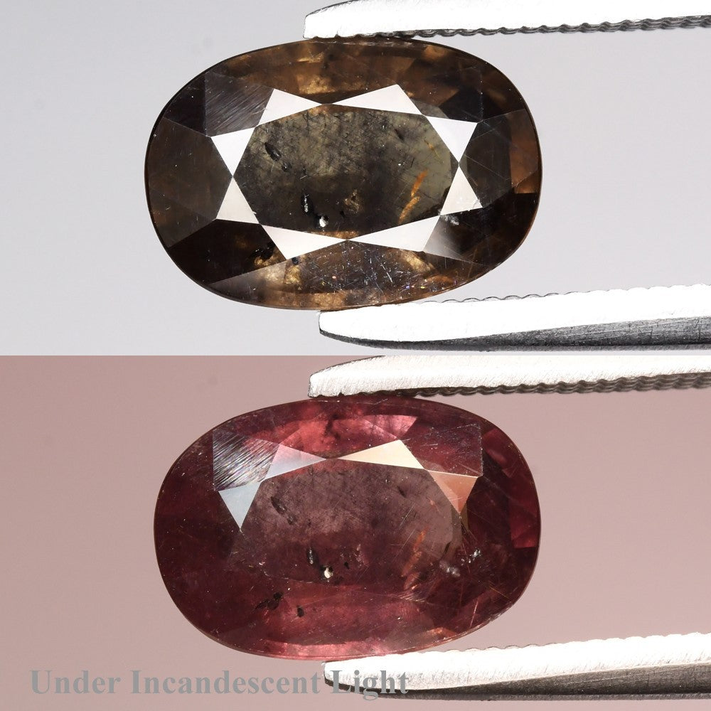 2.26ct ETW Color Change Garnet Gemstone – Oval Cut
