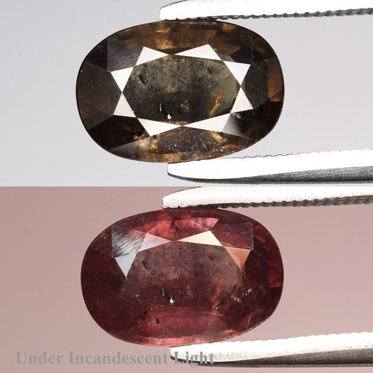 2.26ct ETW Color Change Garnet Gemstone – Oval Cut