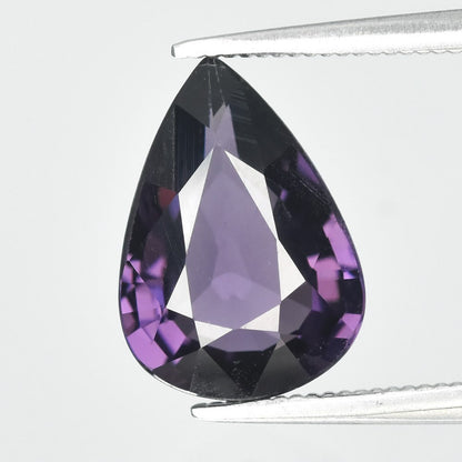 2.48ct ETW Violet Spinel Gemstone – Pear Cut