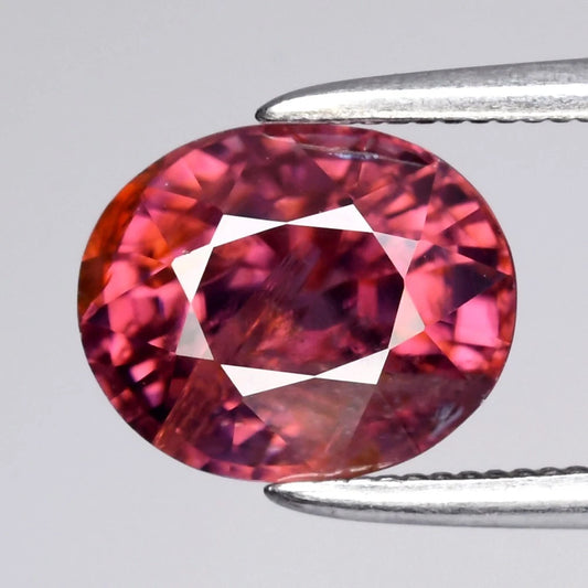 2.70ct ETW Earth-Mined Pink Zircon – Oval Cut, Unheated
